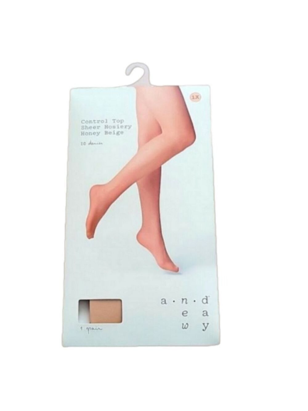 NIB nwt new day sheer panty hose 1x never opened control top